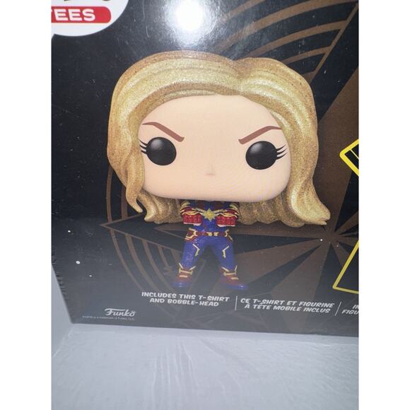Marvel's Captain Marvel - Glow in the Dark Pop/T-Shirt (L) - FUN|KO POP! TEES - Picture 10 of 12